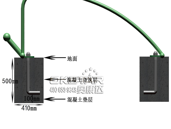 腹肌板(两人)的安装方法 腹肌板(两人)的安装方法